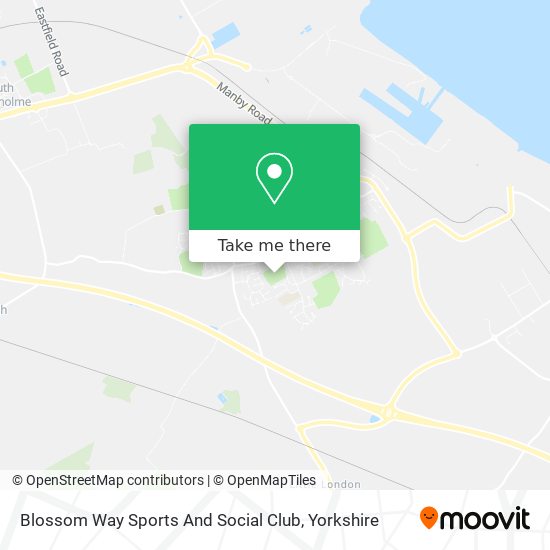 Blossom Way Sports And Social Club map