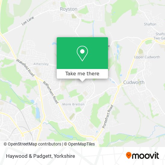 Haywood & Padgett map