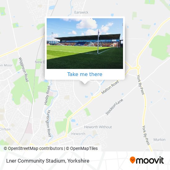 Lner Community Stadium map