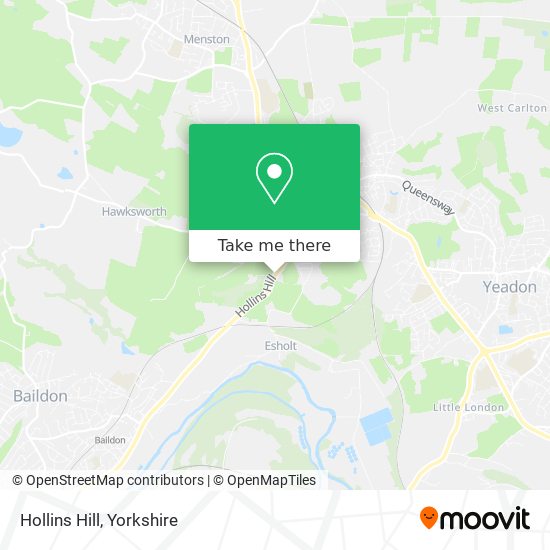 Hollins Hill map