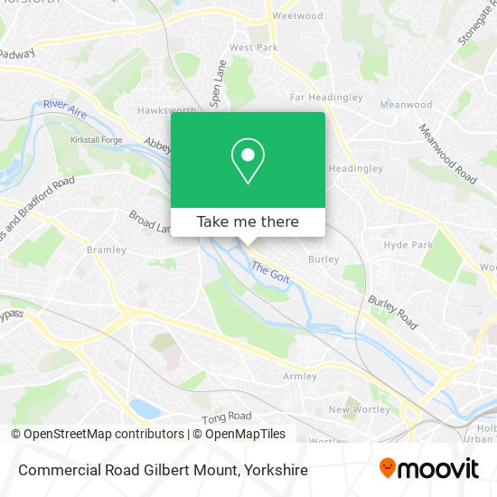 Commercial Road Gilbert Mount map