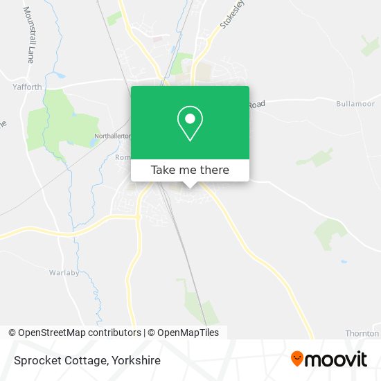 Sprocket Cottage map