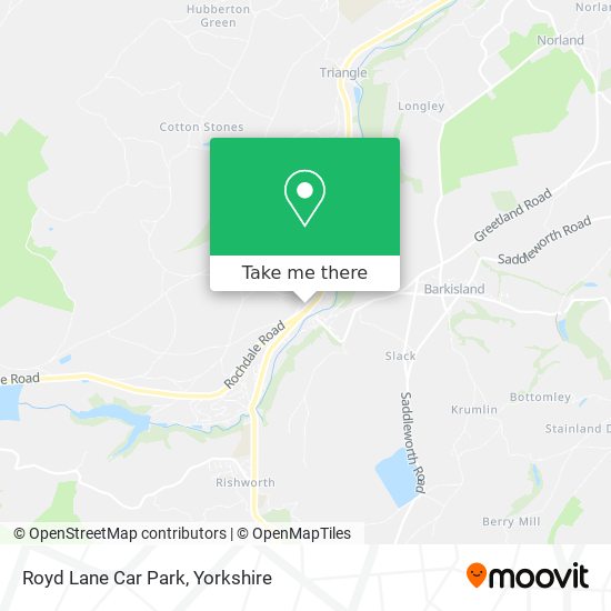 Royd Lane Car Park map