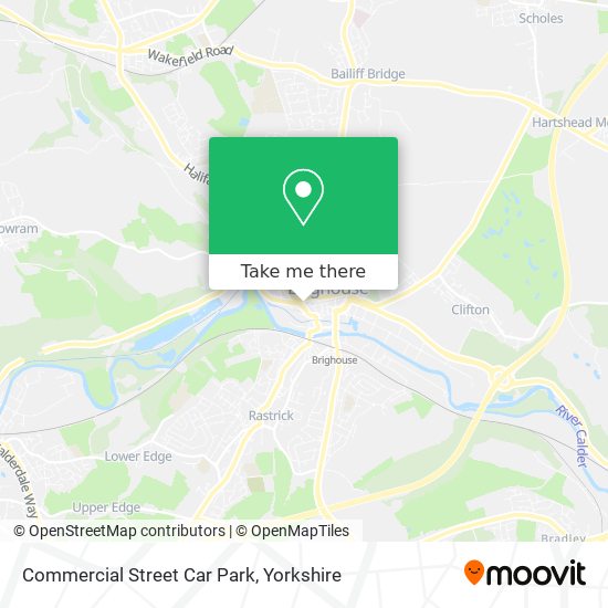Commercial Street Car Park map