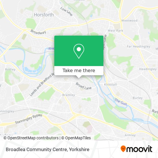 Broadlea Community Centre map