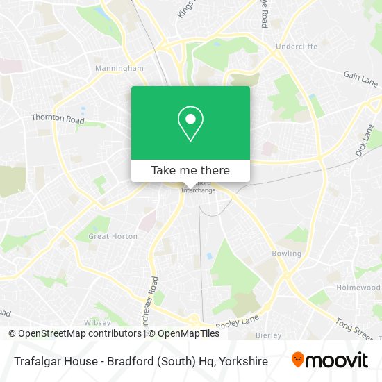 Trafalgar House - Bradford (South) Hq map