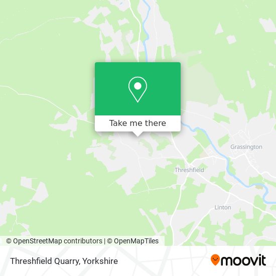 Threshfield Quarry map