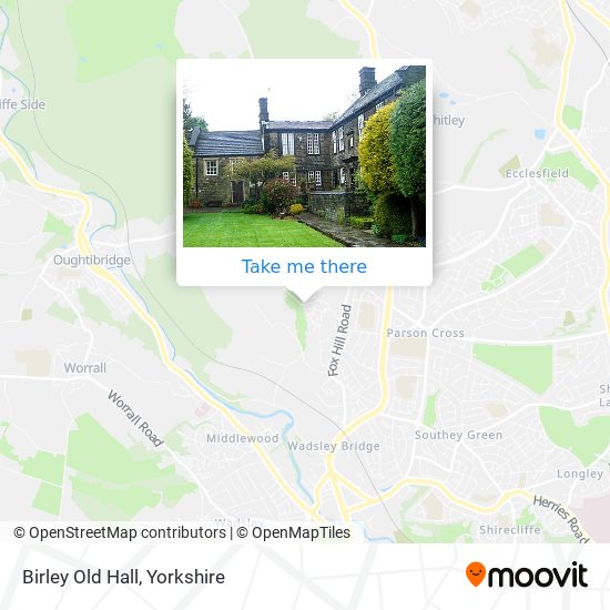 Birley Old Hall map