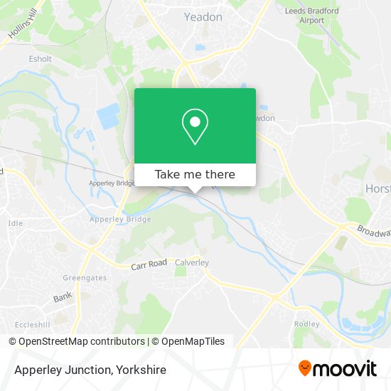 Apperley Junction map
