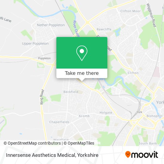 Innersense Aesthetics Medical map