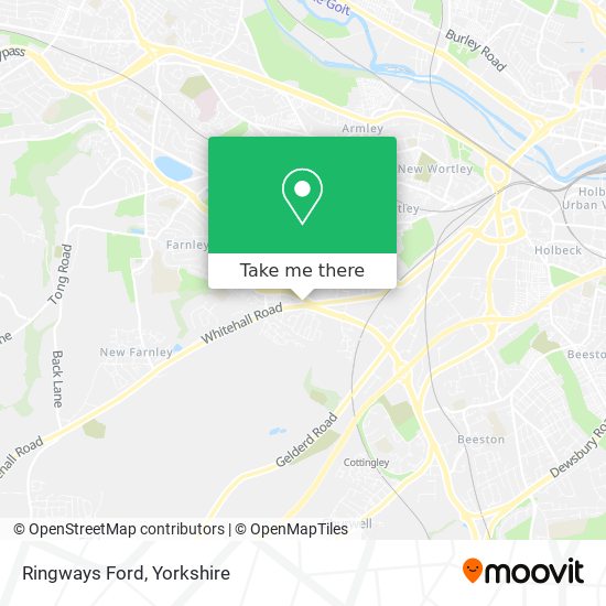 Ringways Ford map