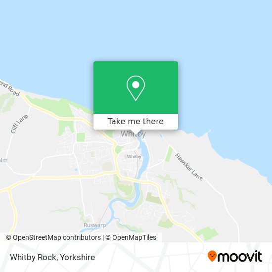 Whitby Rock map