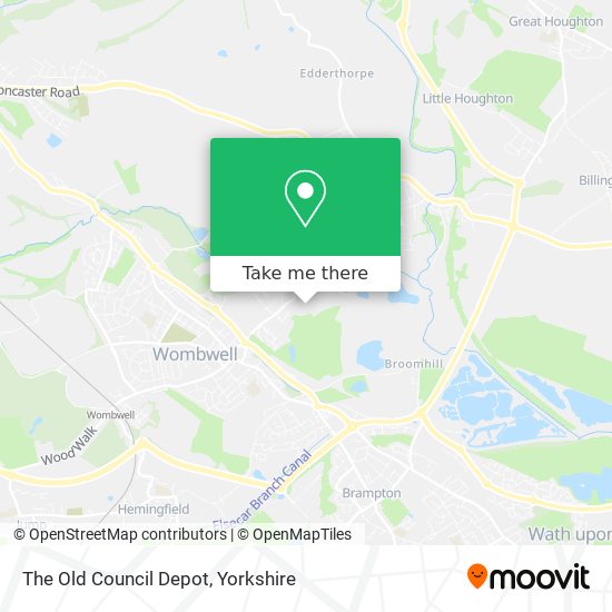 The Old Council Depot map
