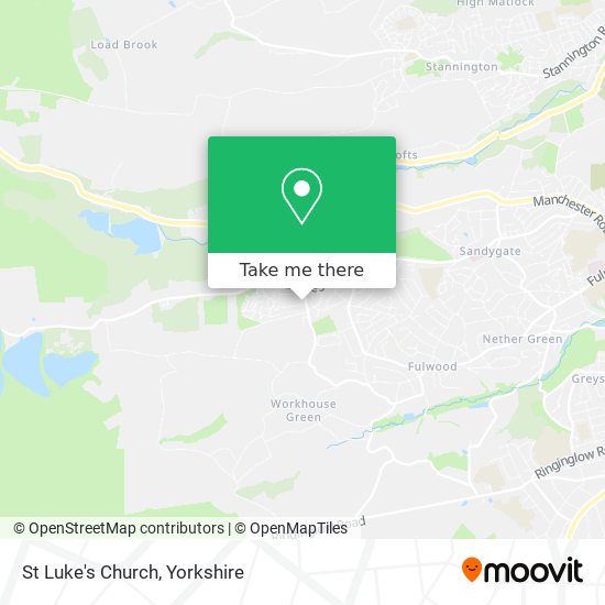 St Luke's Church map