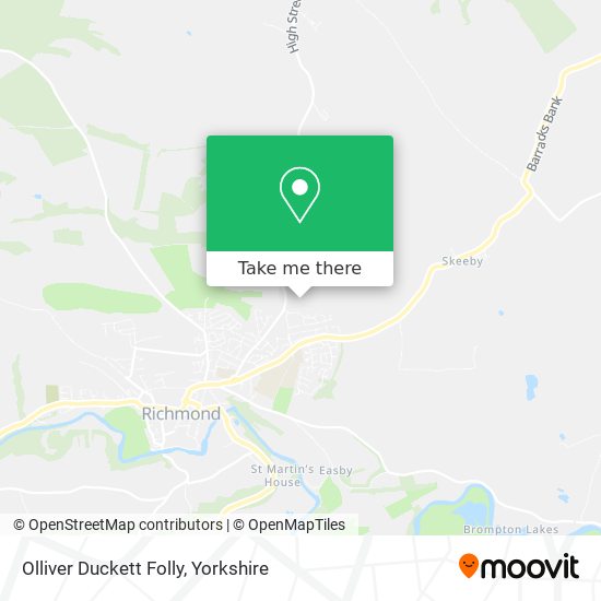 Olliver Duckett Folly map