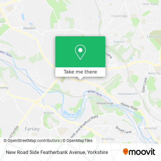 New Road Side Featherbank Avenue map
