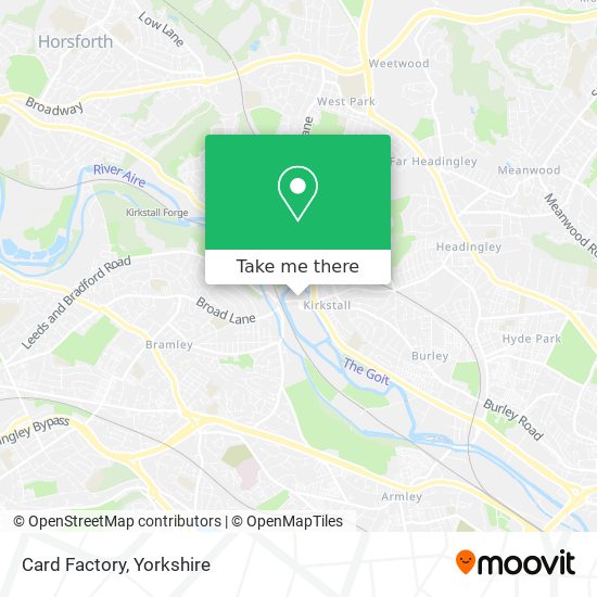Card Factory map