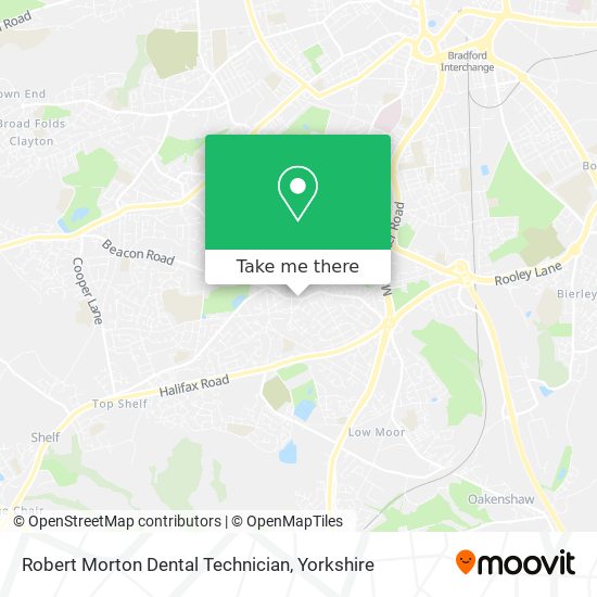 Robert Morton Dental Technician map
