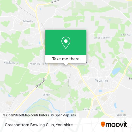 Greenbottom Bowling Club map