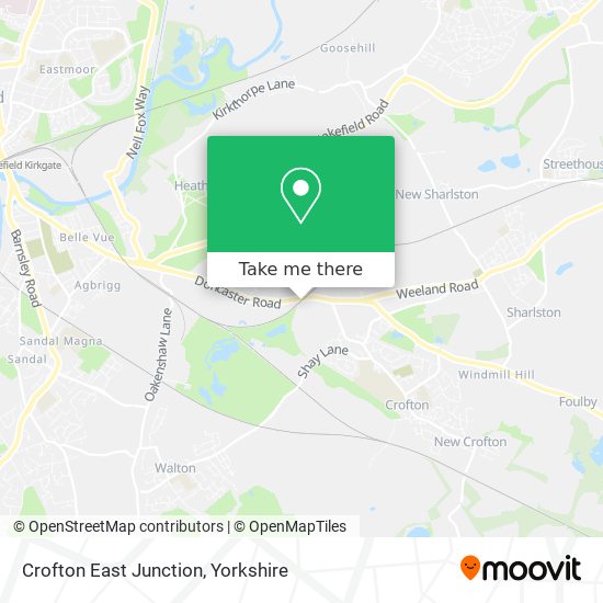 Crofton East Junction map