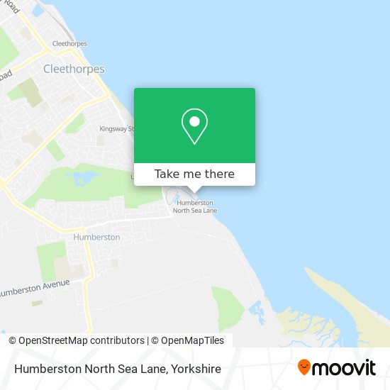 Humberston North Sea Lane map