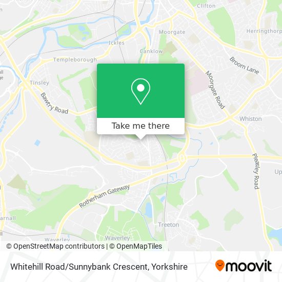 Whitehill Road / Sunnybank Crescent map