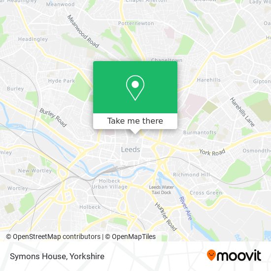 Symons House map