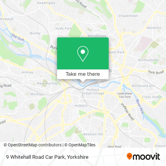 9 Whitehall Road Car Park map