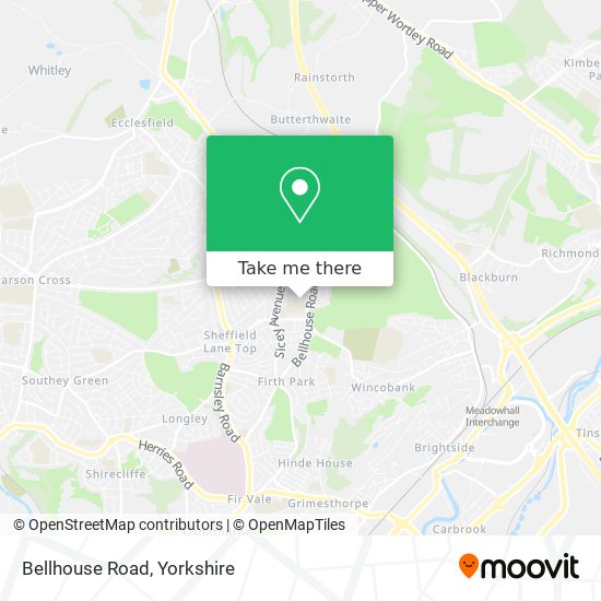 Bellhouse Road map