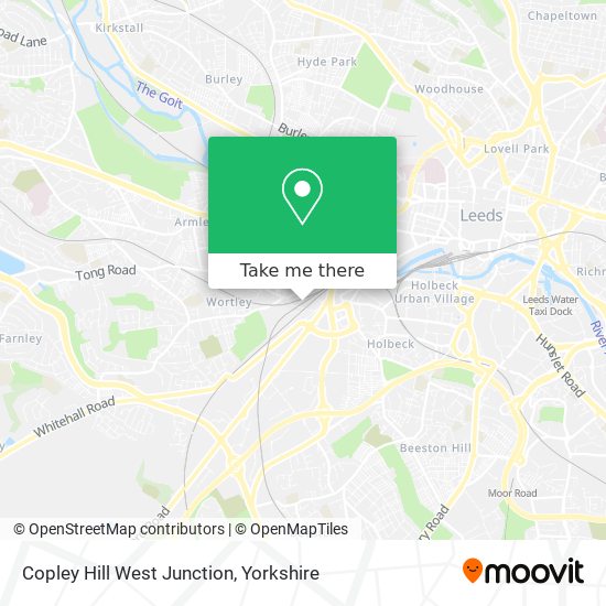 Copley Hill West Junction map