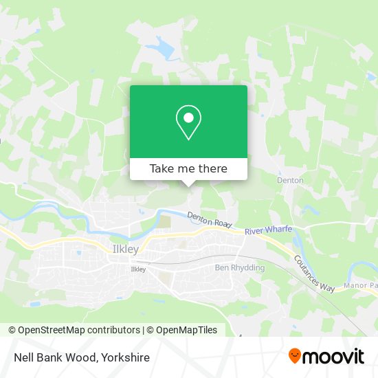 Nell Bank Wood map