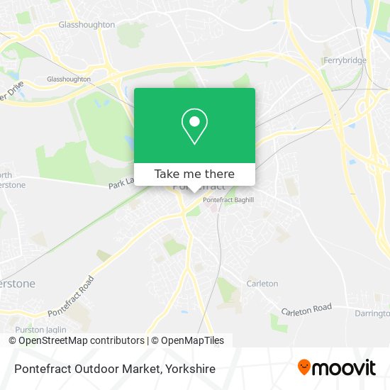 Pontefract Outdoor Market map