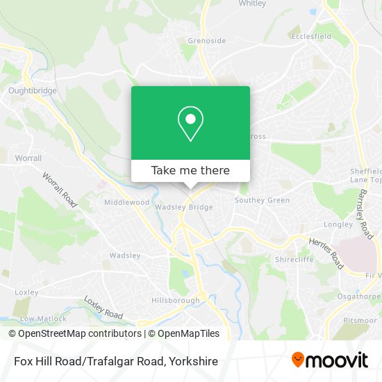 Fox Hill Road/Trafalgar Road map
