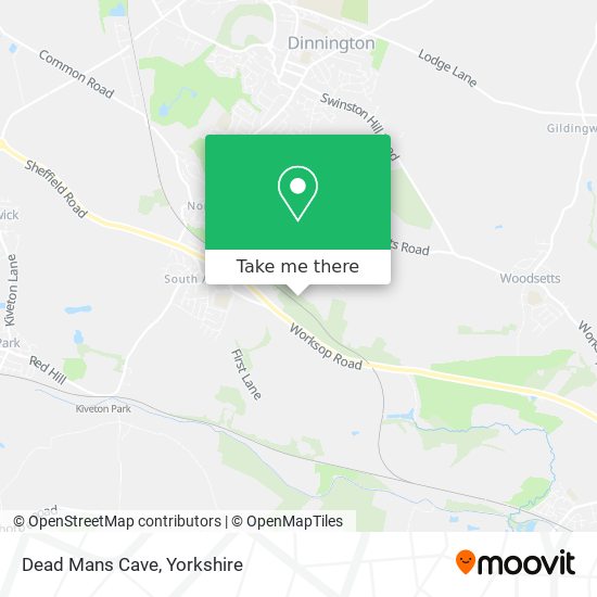 Dead Mans Cave map