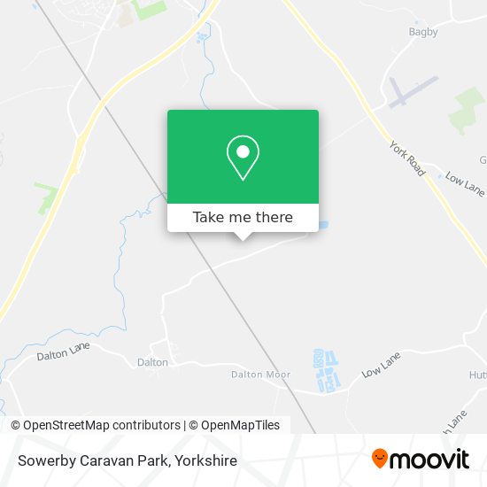 Sowerby Caravan Park map