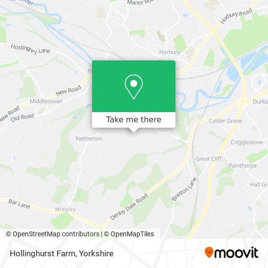 Hollinghurst Farm map