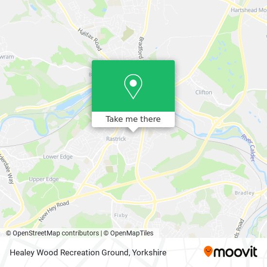 Healey Wood Recreation Ground map
