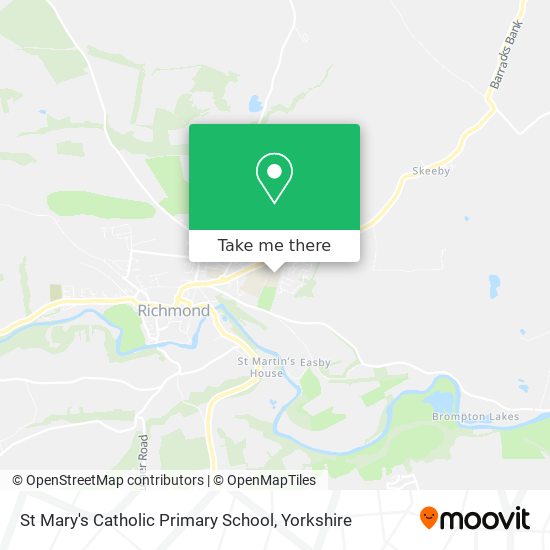 St Mary's Catholic Primary School map