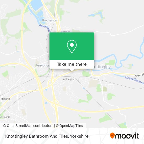 Knottingley Bathroom And Tiles map