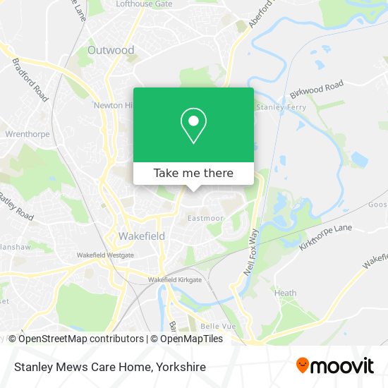 Stanley Mews Care Home map