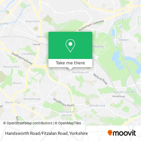 Handsworth Road/Fitzalan Road map