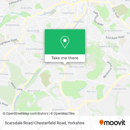 Scarsdale Road / Chesterfield Road map