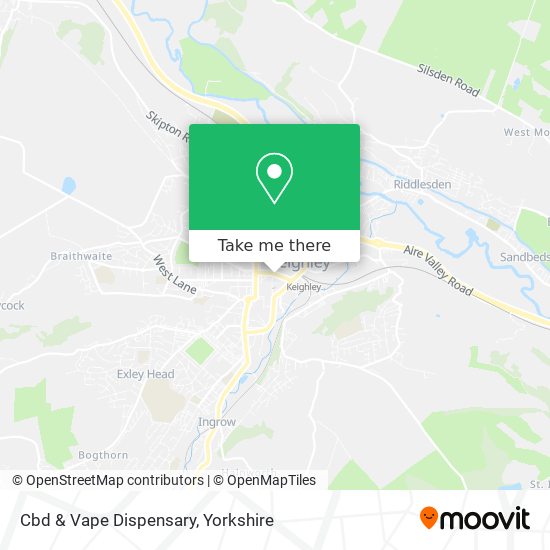 Cbd & Vape Dispensary map