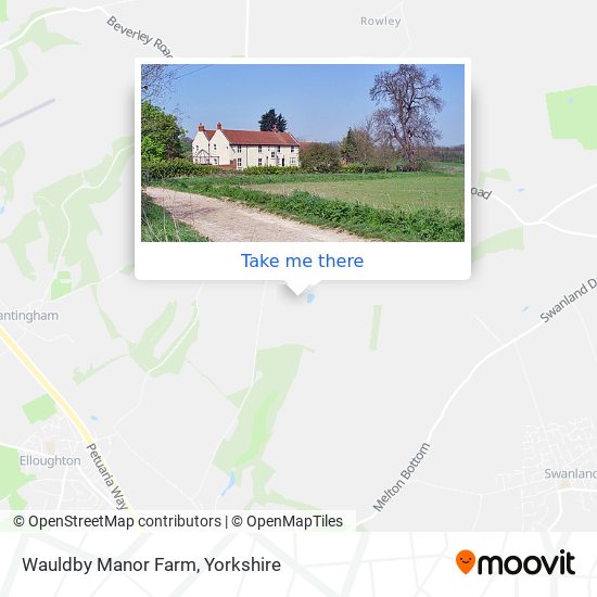 Wauldby Manor Farm map