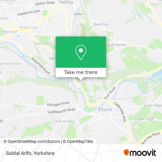 Siddal Arlfc map