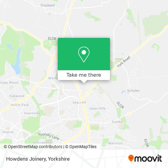 Howdens Joinery map