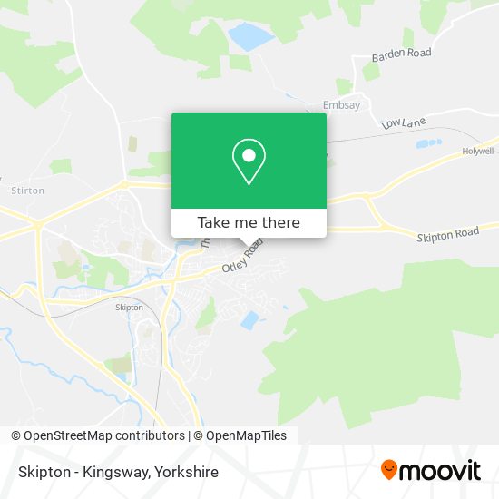 Skipton - Kingsway map