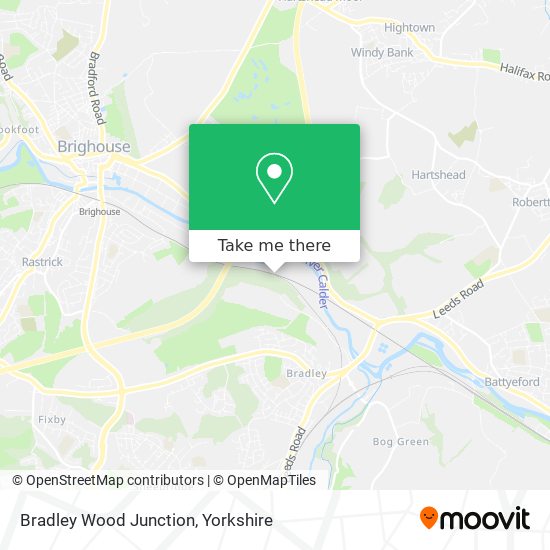 Bradley Wood Junction map