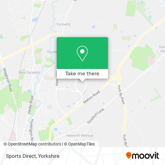 Sports Direct map