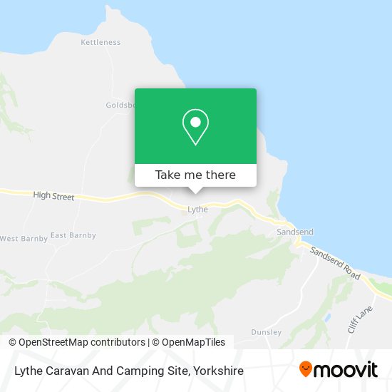 Lythe Caravan And Camping Site map